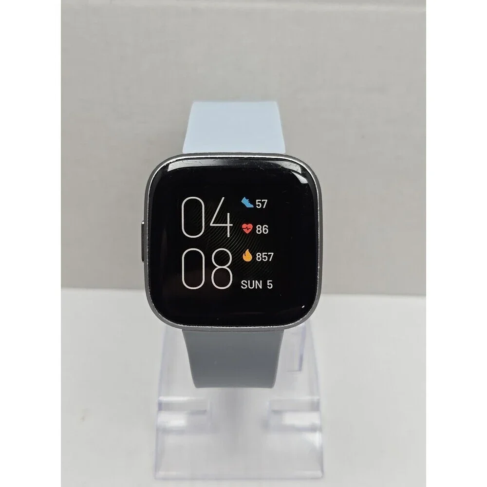 Fitbit Versa 2 Smartwatch Gray 40mm Alexa WR50M Always On Display W/ Charger
